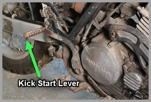 kick starter lever xr 250